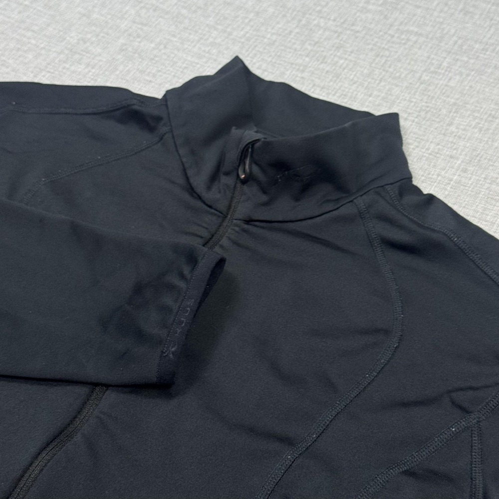 KJUS 1/2 Zip Golf Top Mens XL (54) Black Long Sleeve Mock Neck Performance